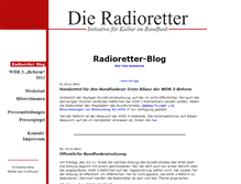 Tablet Screenshot of die-radioretter.de